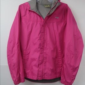 Koppen Girls  pink Raincoat Jacket Size L